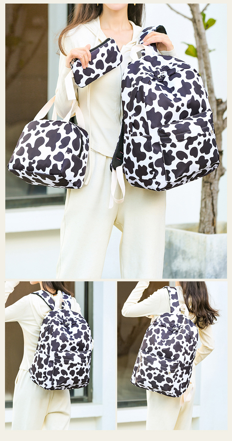 2024 new three piece letter travel for primary and secondary school students, lightweight waterproof backpack_voghion.com
