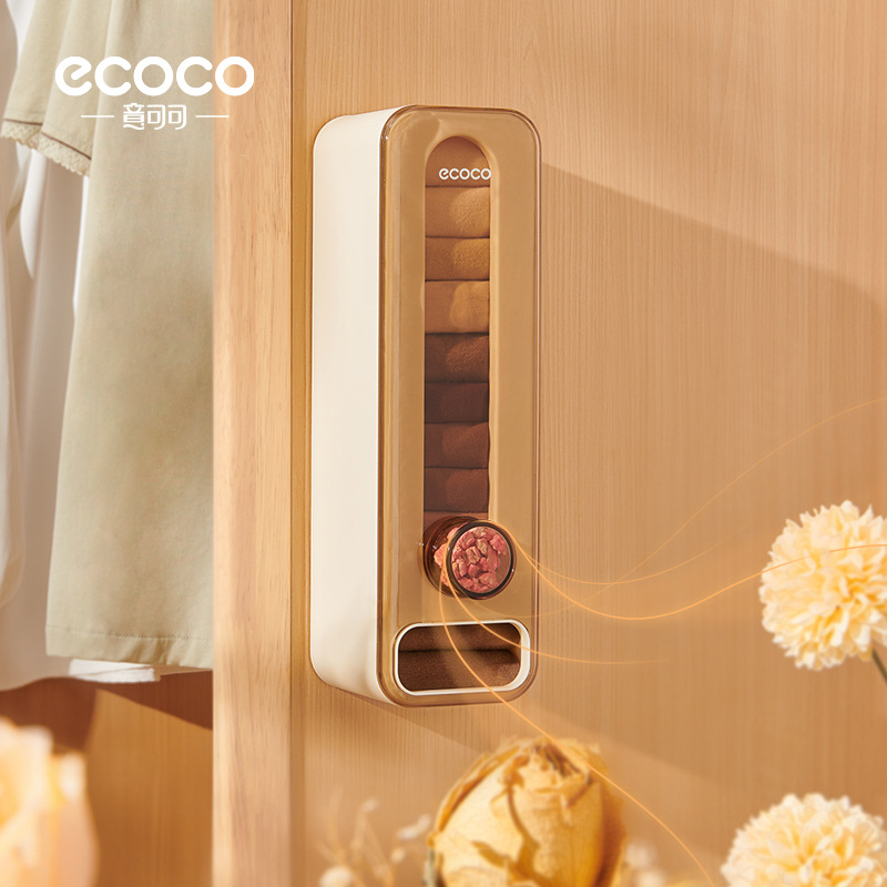 Wall-mounted underwear socks storage box multifunctional underwear clothing wardrobe side pull-out finishing artifact