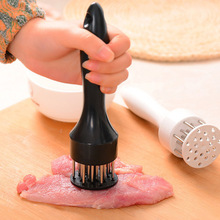 创意厨房 嫩肉器 嫩肉针 松肉器 牛排针 断筋刀24针 厨房小工具
