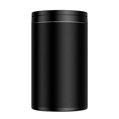 Cross-border vehicle-mounted trash can ashtray 2-in -1 multifunctional waterproof high-grade storage bucket with lid (Car ashtray) - black-13070