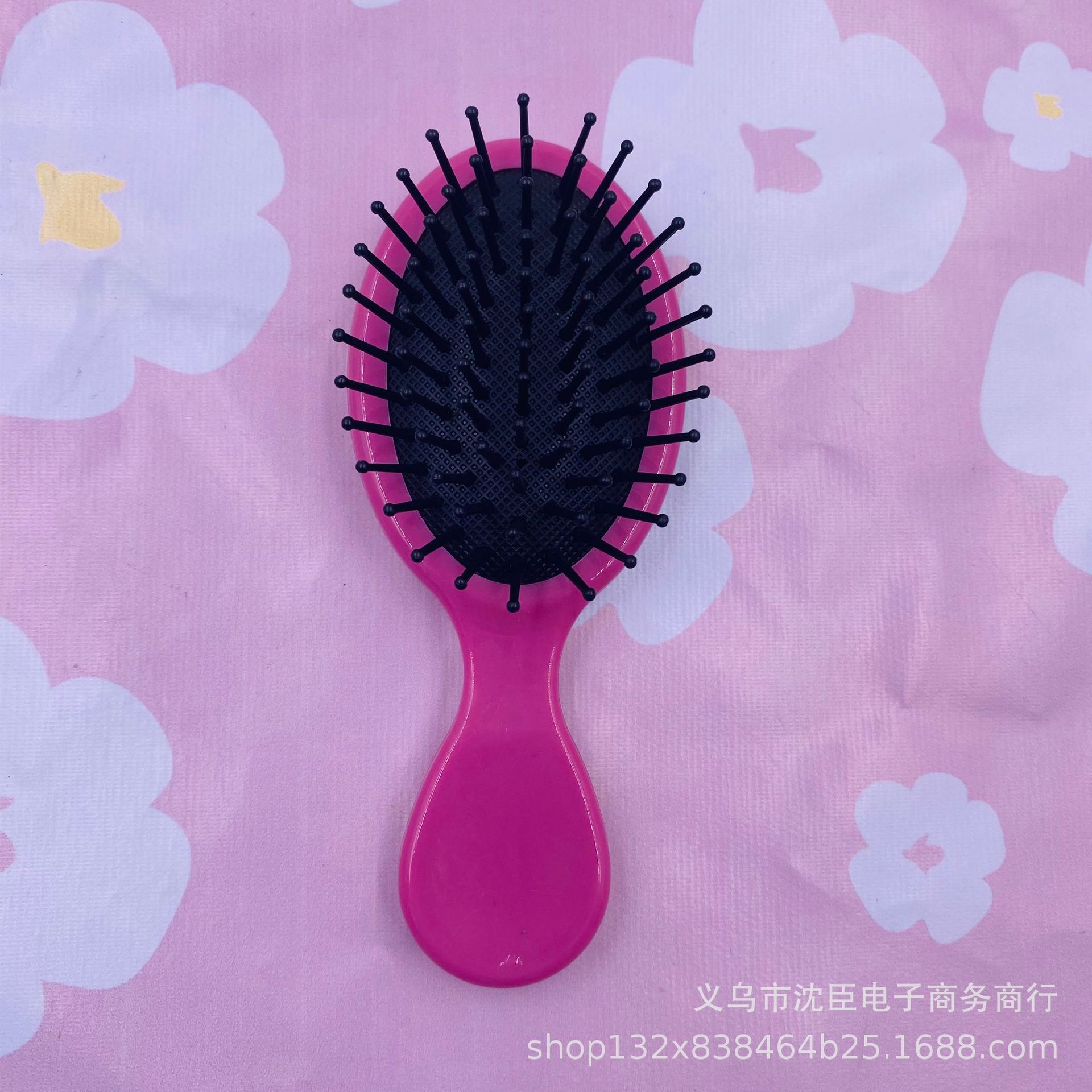 Nuevo color macaron cojín de aire peine airbag masaje peine lindo pelo liso plegable crema pegamento portátil peine color caramelo