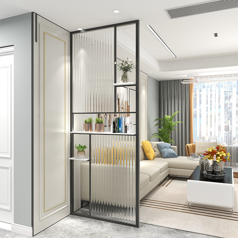 Changhong glass partition screen iron