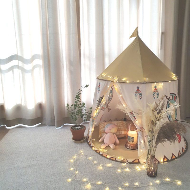 Casitas de Juego Infantiles Indias para Niños y Niñas, para Interiores y Exteriores, Estilo Castillo, Juguetes, Dropshipping Internacional, Selección Cuidadosa