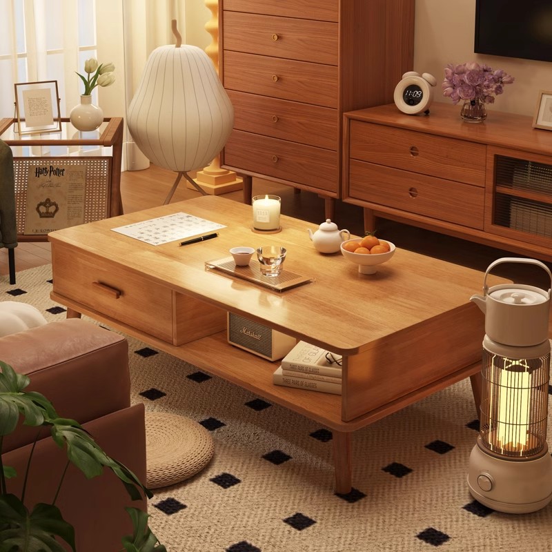 Mesa de té sala de estar casera pequeña mesa de casa sofá mesa de té sofá simple alquiler red dormitorio mesa creativa