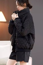 夹棉外套女装年秋新款初冬大码欧货二棉短款休闲羽绒棉衣棉服