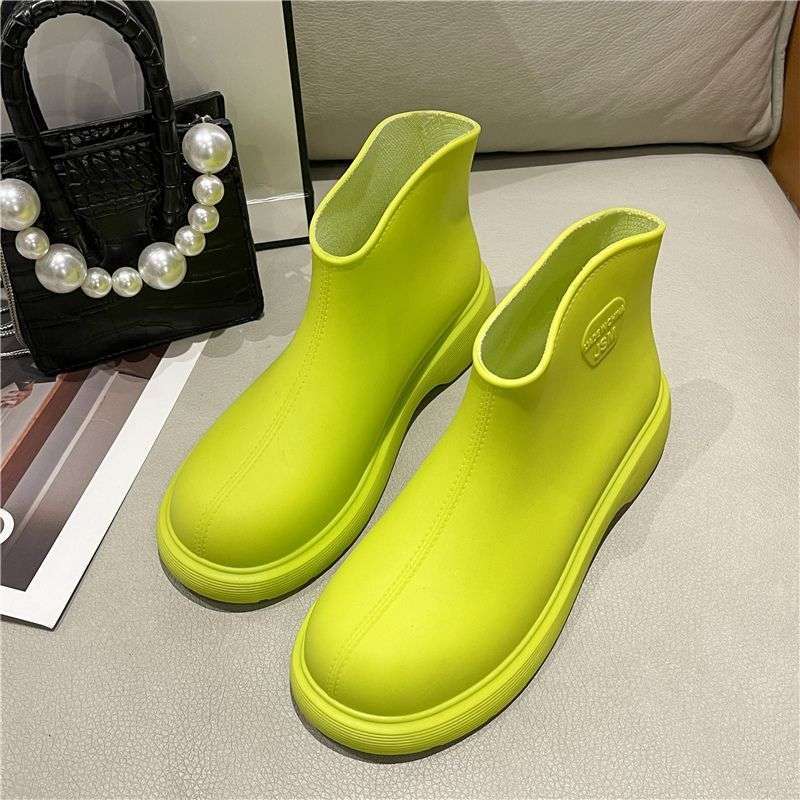 녹색과 노란색 [보통 사이즈] 발이 넓고 두꺼우므로 한 사이즈 크게 선택하세요.