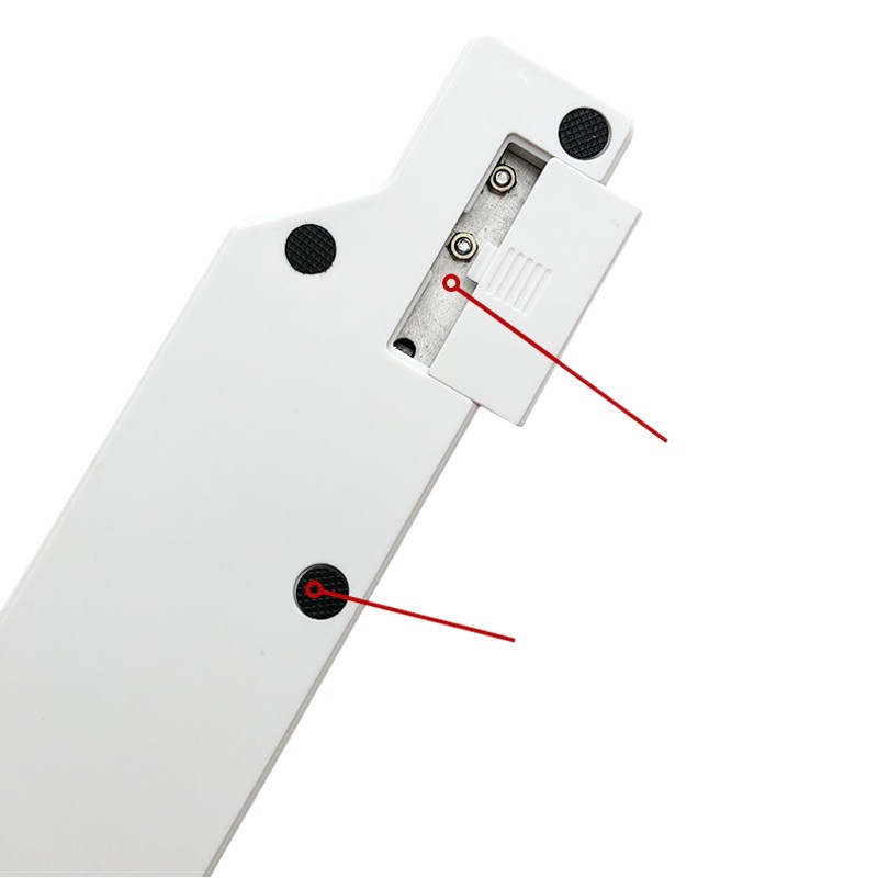 Perforadora manual de papel A4 de 30 agujeros, multifuncional, de empuje y tracción, para oficina, en stock, con agujeros cuadrados.