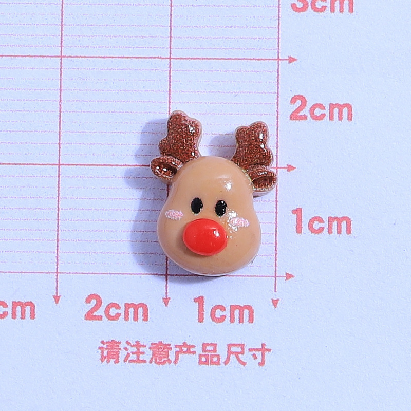 ミニクリスマス15種類の子供趣味手作りdiyクリームゴム携帯ケース髪飾りヘアアクセサリー樹脂部品卸売り|undefined