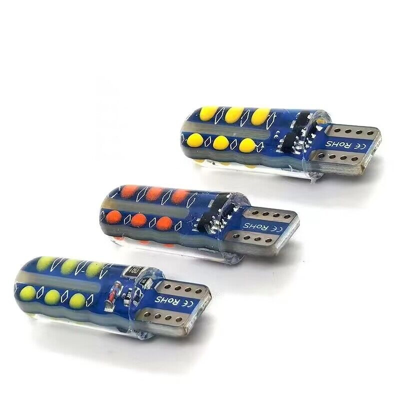 Fábrica directa de nuevos automóviles LED luz de ancho t10 silicona 12smd motor superior luz de ancho luz de lectura luz de instrumento