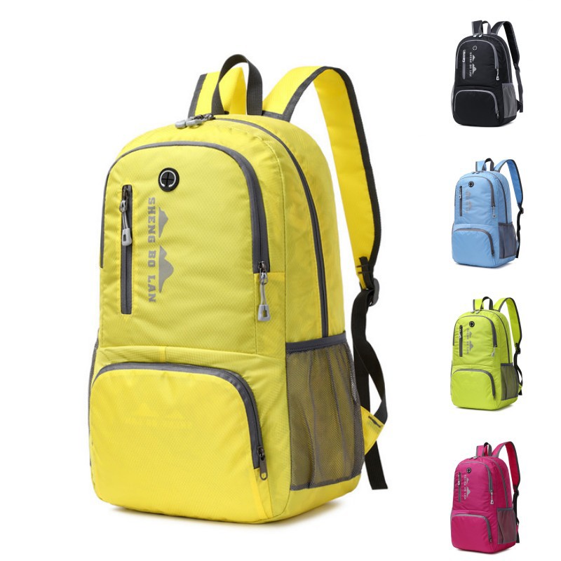 Mochila al aire libre, mochila de montaña, nueva mochila plegable portátil y ligera, mochila deportiva.
