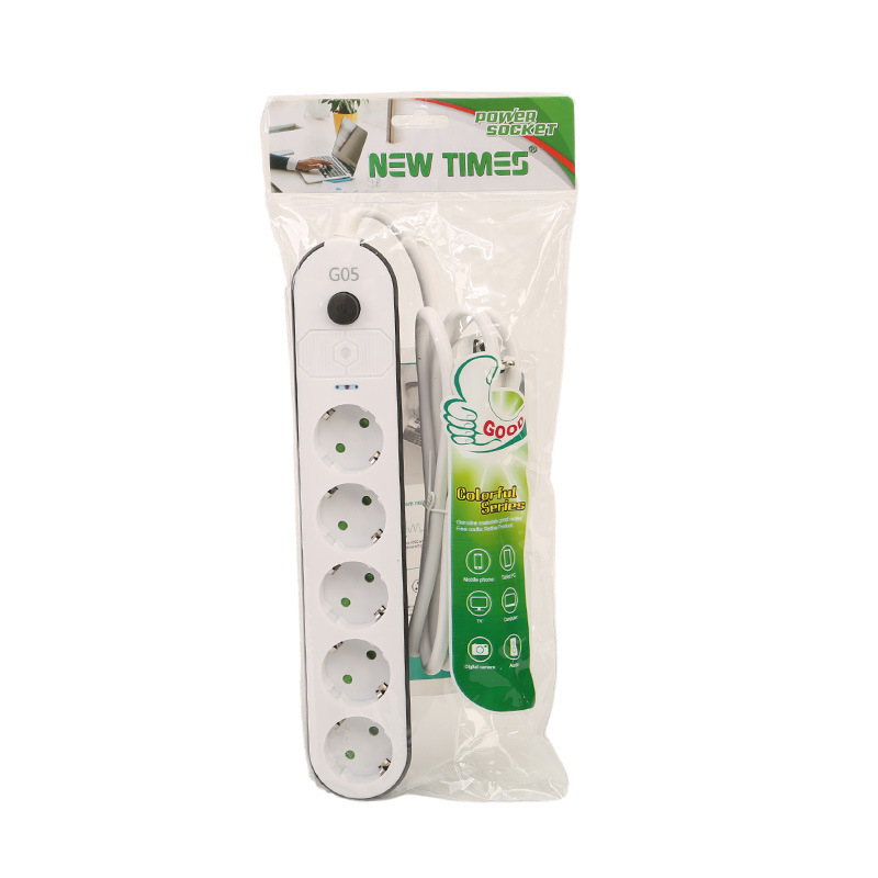 Estándar europeo con puerta de seguridad 5 interruptor de control general bolsa Gran Bretaña, Irlanda, Holanda Bélgica