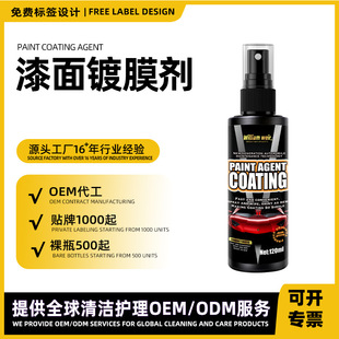 Customized Car Paint Coating Agent Paint Maintenance Brightener Waxing Polish Spray Nano Crystal Plating Liquid Spray