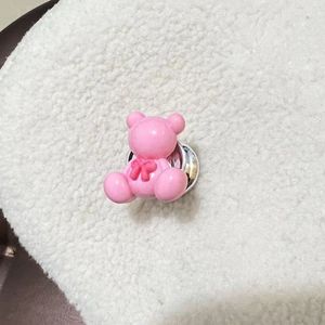 변기 프레스 [라이트 핑크 베어]