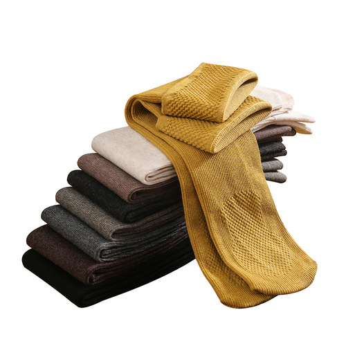 Baonasi stockings for women, autumn and winter jk over-the-knee socks, black mid-calf socks, Japanese calf socks, pile socks for women