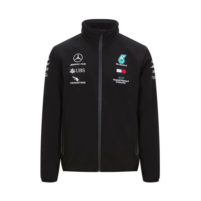 Tommy Hilfiger Mercedes-AMG Petronas F1 Team Fleece Jacket Full Zip Black