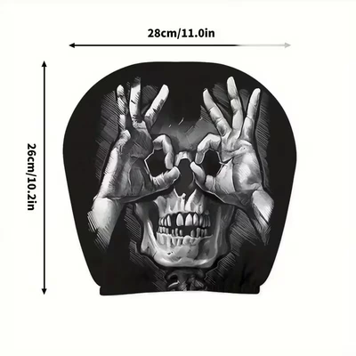 Universal seat cover — Skull Cross-Border Amazon Car - 14-double-sided-printing-1pc-26cm28cm