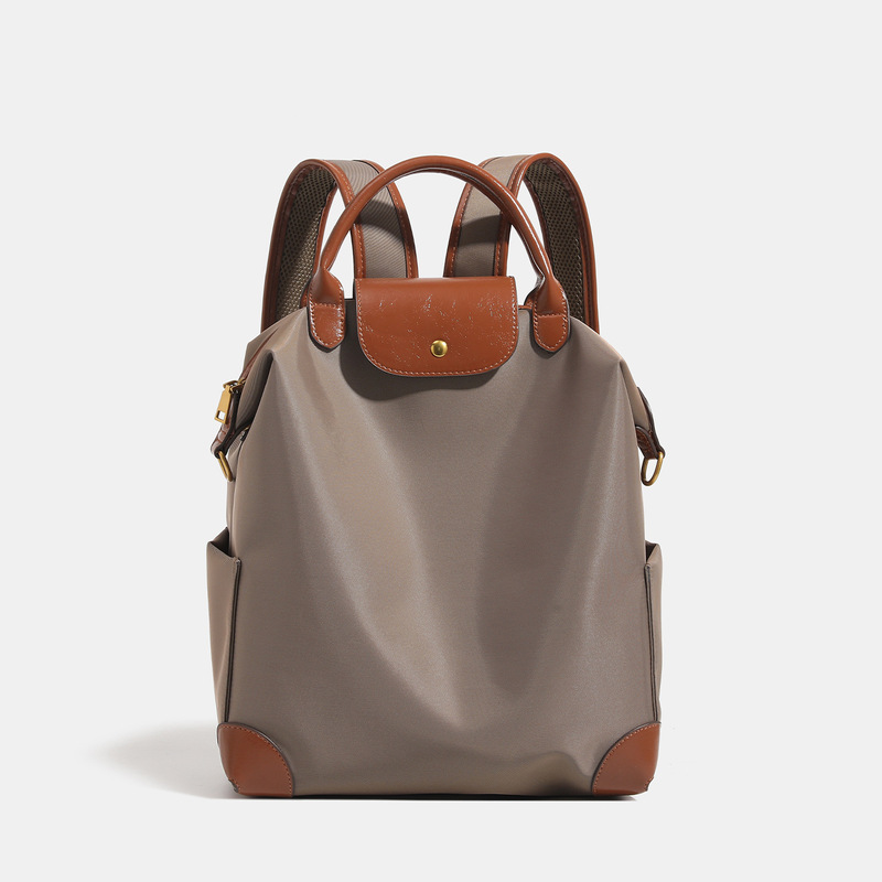 High-End Backpack, Commuter Computer Bag, Travel Lightweight Large-Capacity Nylon Backpack, Business Trip Bag, School Bag for Women