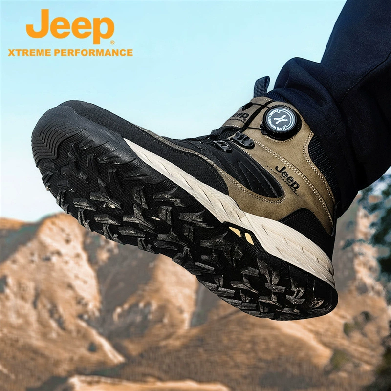 Кроссовки JEEP/吉普 спортивные, нескользящие, износостойкие, комфортные для прогулок и походов, осенние