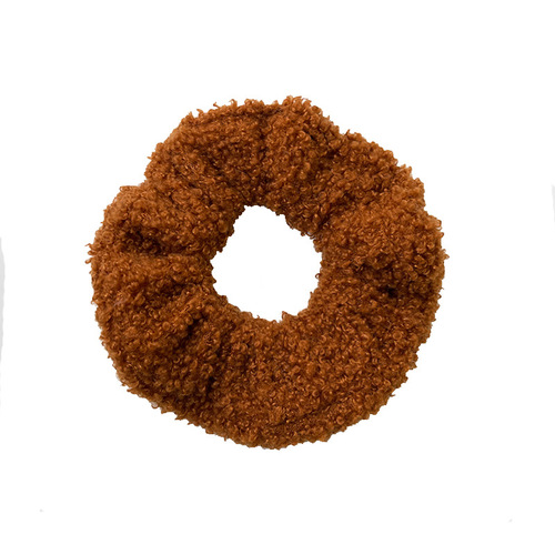 Korean version of autumn and winter imitation Teddy plush large intestine hair ring lamb hair head rope hair rope wholesale rubber band headwear hair accessories
