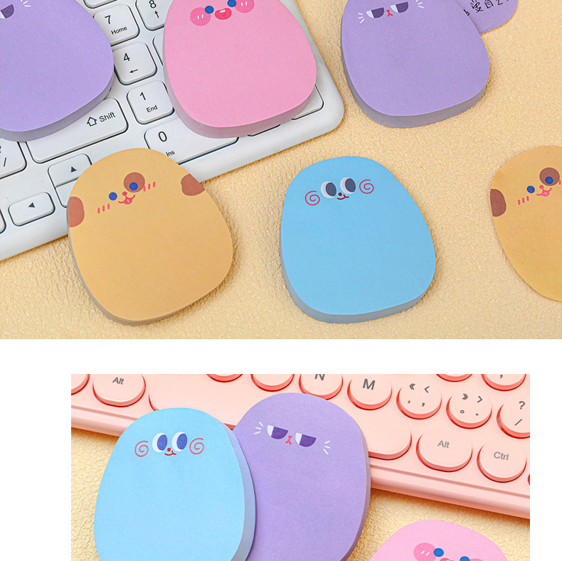 Cute Cartoon Student Stationery Colorful Message Note Sticker display picture 1