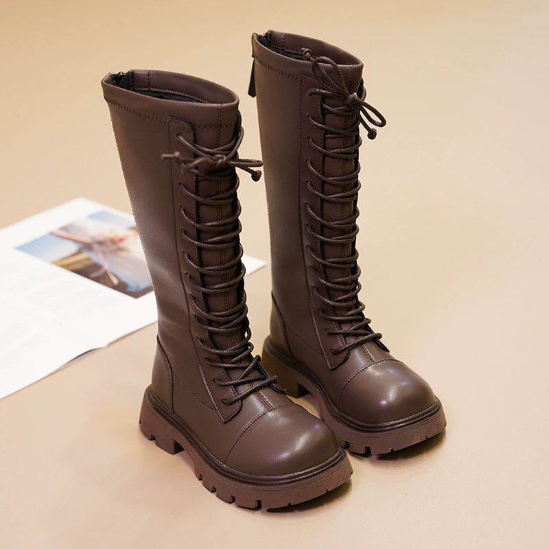 Martens, demi-season children's high boots, wholesale