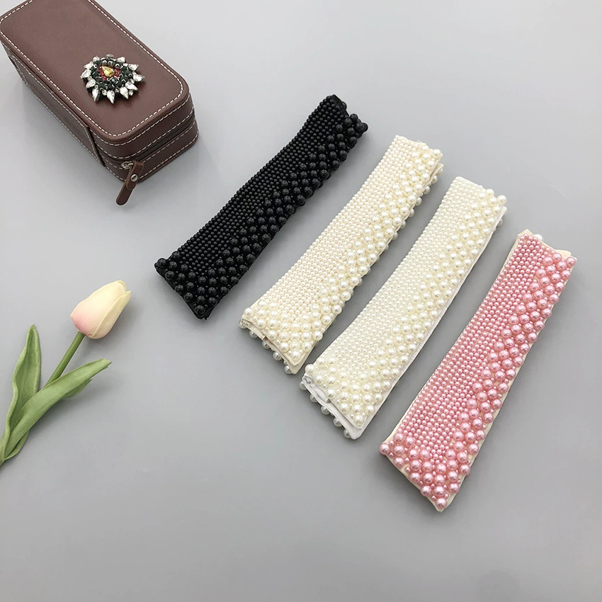 Elite sophisticated retro false collar pearl handmade