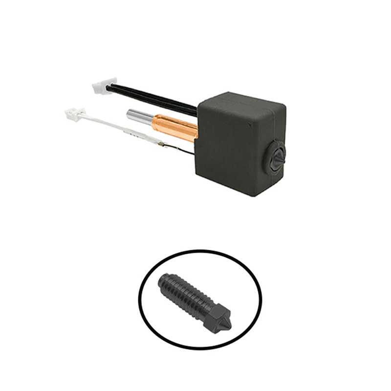 Hardened steel nozzle hot end accessories