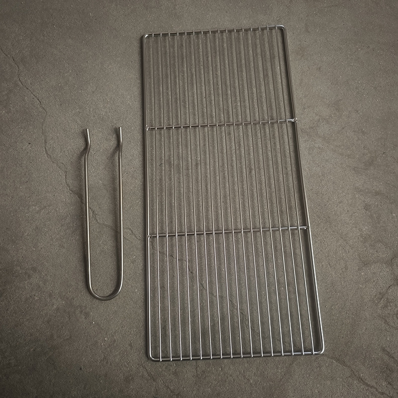Clip de pescado de parrilla de acero inoxidable engrosado parrilla de parrilla comercial gran parrilla de parrilla doméstica parrilla de parrilla de parrilla plegable