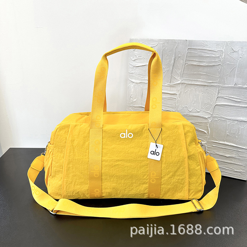 Alo bolsa de ejercicio bolsa de viaje ligera impermeable multifuncional gran capacidad bolsa de equipaje portátil de corta distancia bolsa de mano de estudiantes