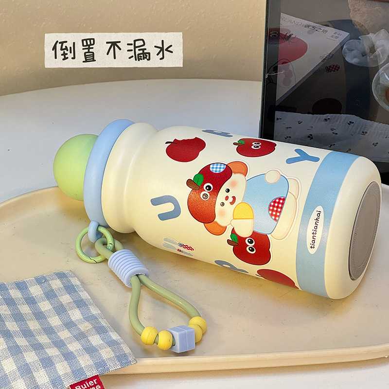 便携外出随身杯可爱大容量保温杯卡通高颜值女生保冷保热吸管杯|undefined