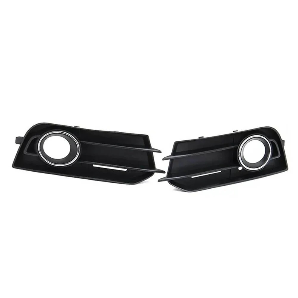Aplicable a 11 - 14 Audi A1 marco de lámpara de niebla cubierta de lámpara de niebla marco inferior parrilla inferior izquierda y derecha placa de acabado para parachoques delantero image 4