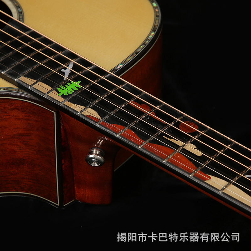 Compra directa de fábrica guitarra principiante 41 pulgadas completo solo folk guitarra eléctrica caja al por mayor LOGO disponible