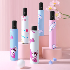 黒いビニール製の日傘、晴雨兼用、広告傘、日焼け止め、供給元、70% off傘、2元、10元、漫画コラボ