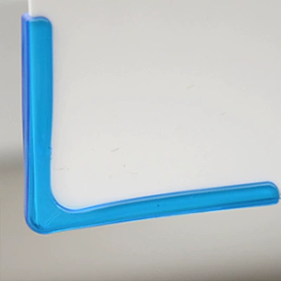 Sticker Right Angle Sticker Car – Qapı və bamper qoruyucu zolaqlar - door-corner-protector-blue-4-piece-set