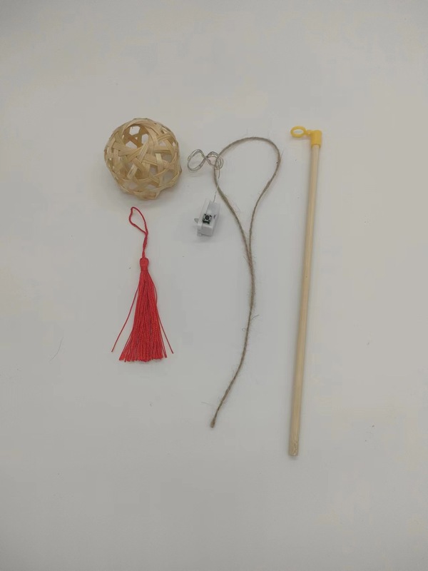 中秋の端午のウサギの復古の花灯潮汕の小さい提灯の竹はdiyの手作りの材料を編んで古風を包んで手で発光します。|undefined