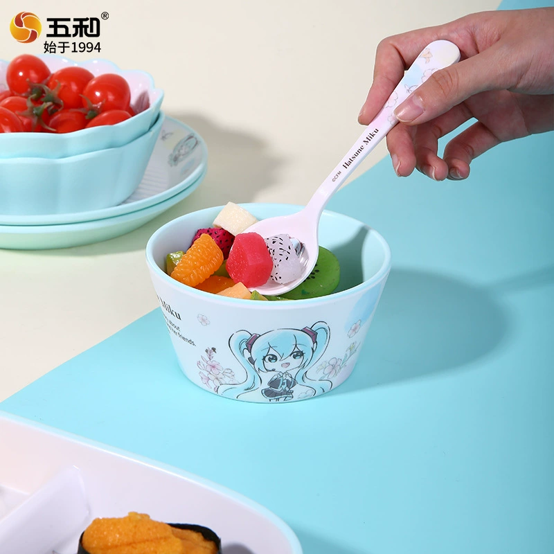 Children's tableware for feeding, cartoon dinner plate