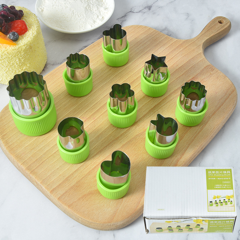 蔬菜水果壓花器寶寶輔食蝴蝶面模具輔食護手模具切花器印花模具
