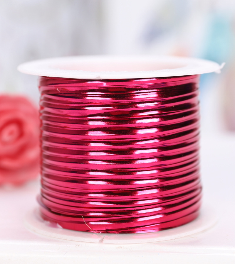 Ligaduras metálicas de oro y plata al por mayor para cajas de regalo, cajas de dulces, embalaje de flores, ligaduras metálicas de colores, cinta de 15 m