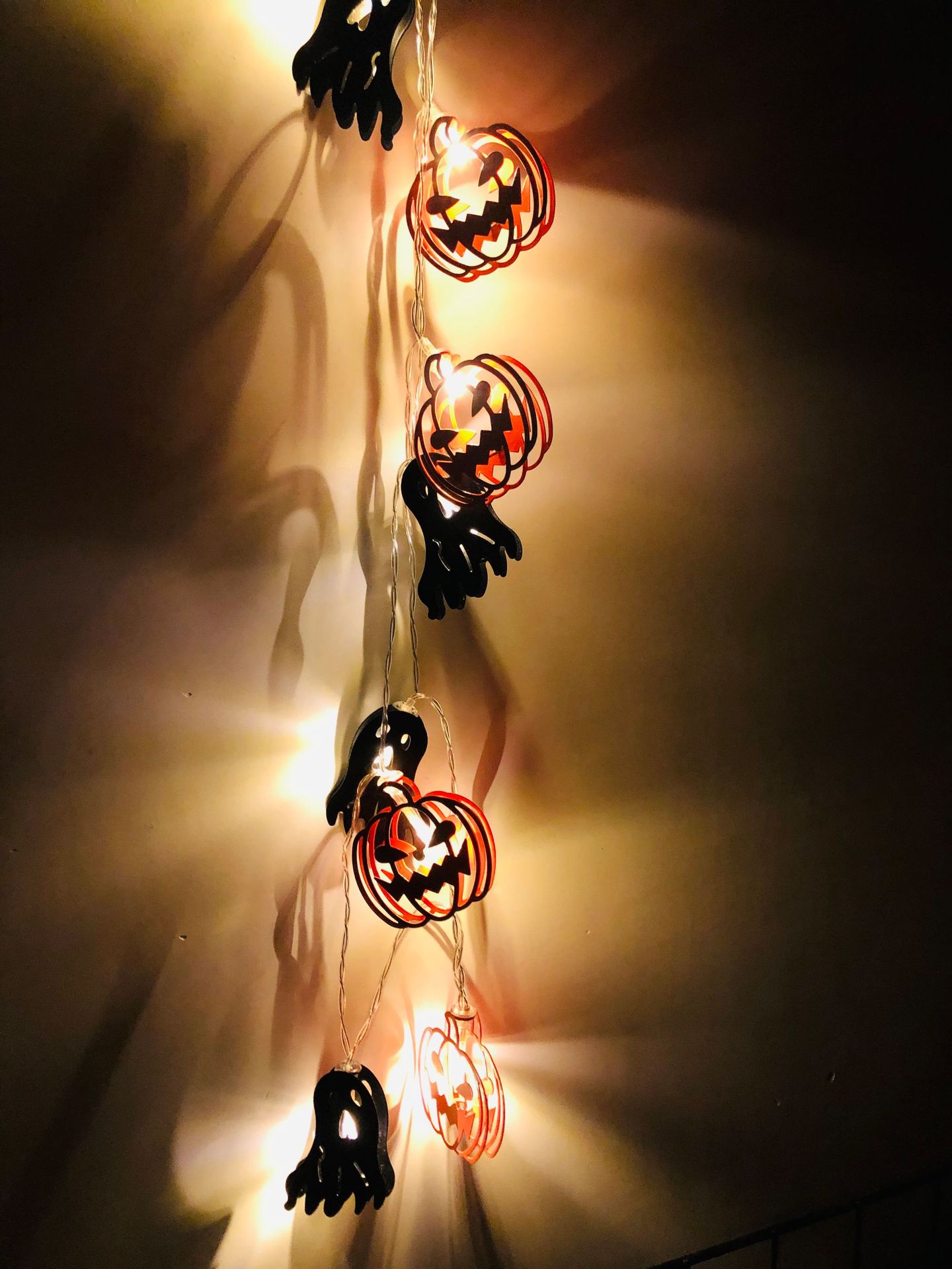 Komisch Neuheit Halloween-muster Kunststoff Innen Lichterkette display picture 4