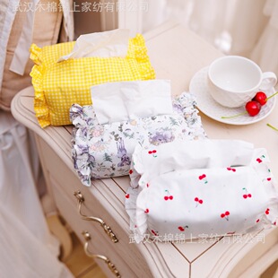 Girly Cute Cartoon Tissue Cover Soft Cute Tissue Box Home Car Tissue Box Cover Accessories