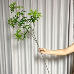 高級な金のなる木の卸売、一本の金のなる葉の装飾植物、床置きの置物、人工緑植物、人工金のなる葉