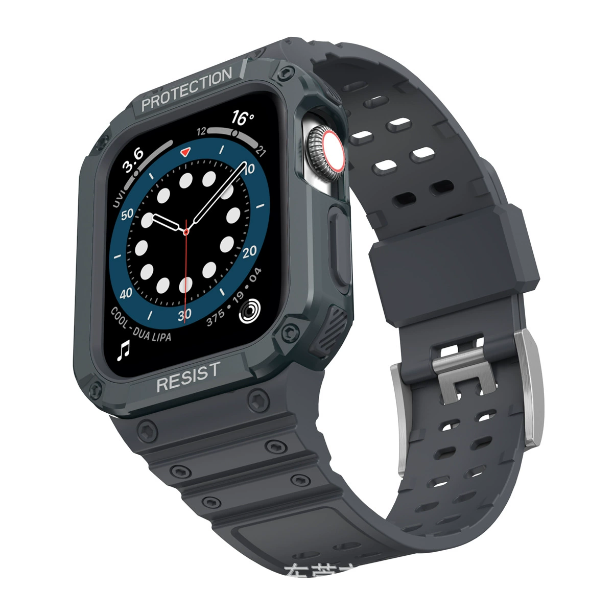 Соответствующие ремешки для Apple Watch IWATCH98765432, чувствительный силикон тибетский, оптом TPU+PC корпус
