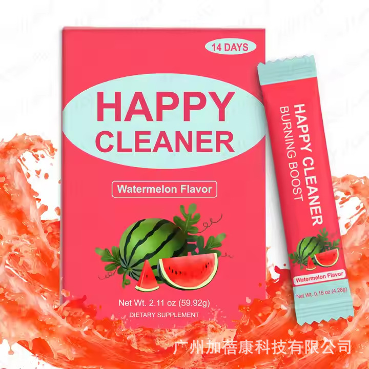 跨境tk爆款西瓜电解质粉HAPPY CLEANER西瓜味快乐清洁粉支持OE M|undefined