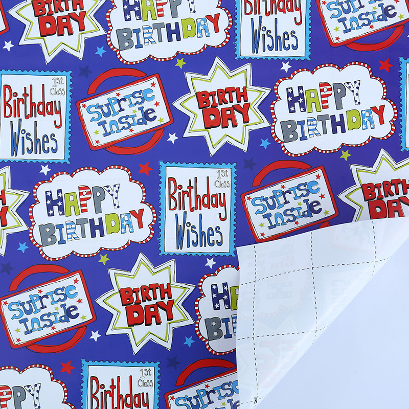 Papel de Regalo Infantil con Dibujos Animados Originales, Caja de Regalo, Papel para Manualidades, Cumpleaños, Niños, Jardín de Infancia, Centro Comercial, Papel Decorativo