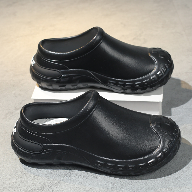 Zapatos de algodón simples para hombre nuevo tacón de bolso fondo suave impermeable antideslizante cálido pareja todo fósforo zapatillas de fondo de neumáticos al aire libre invierno