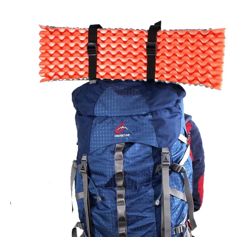 Cinturón de equipaje 1 pulgada trapezoidal hebilla de ojo cinturón de ajuste de cuerda de carga mochila de equipaje cinturón de embalaje maleta cinturón de encuadernación