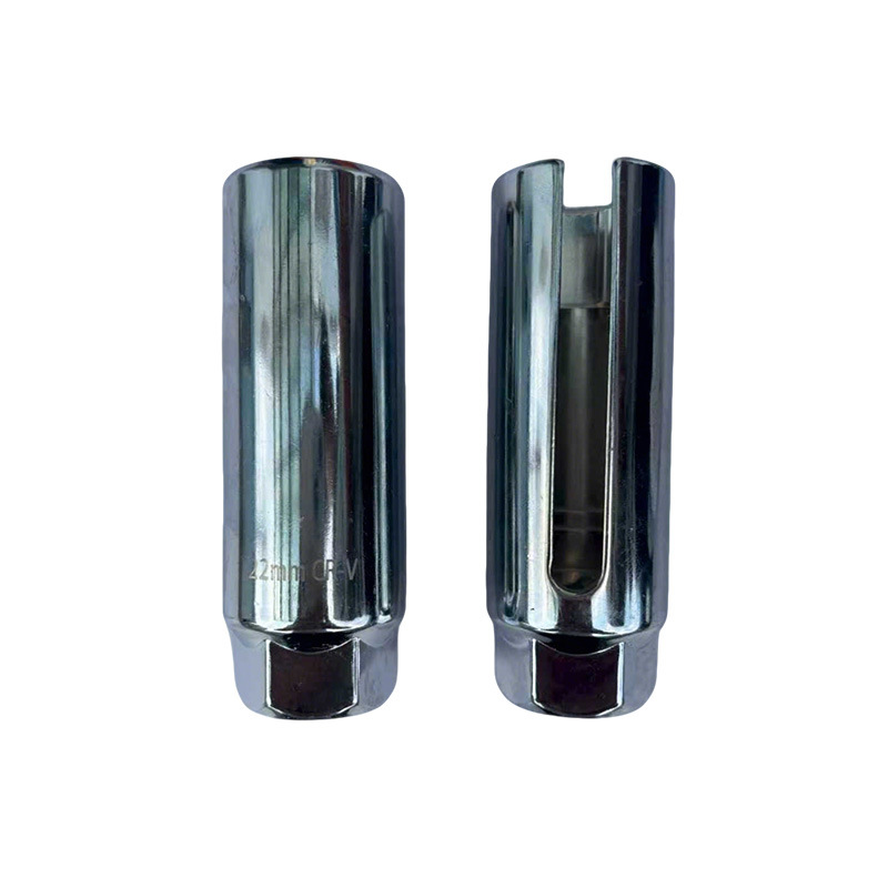 Llave de vaso especializada para desmontaje y montaje del sensor de oxígeno delantero del coche, llave de boca abierta de 22 mm, juego de herramientas de reparación automotriz de 22 mm.