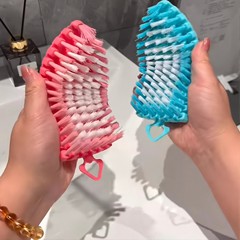 多機能の不規則なブラシは曲げられて洗濯できます。