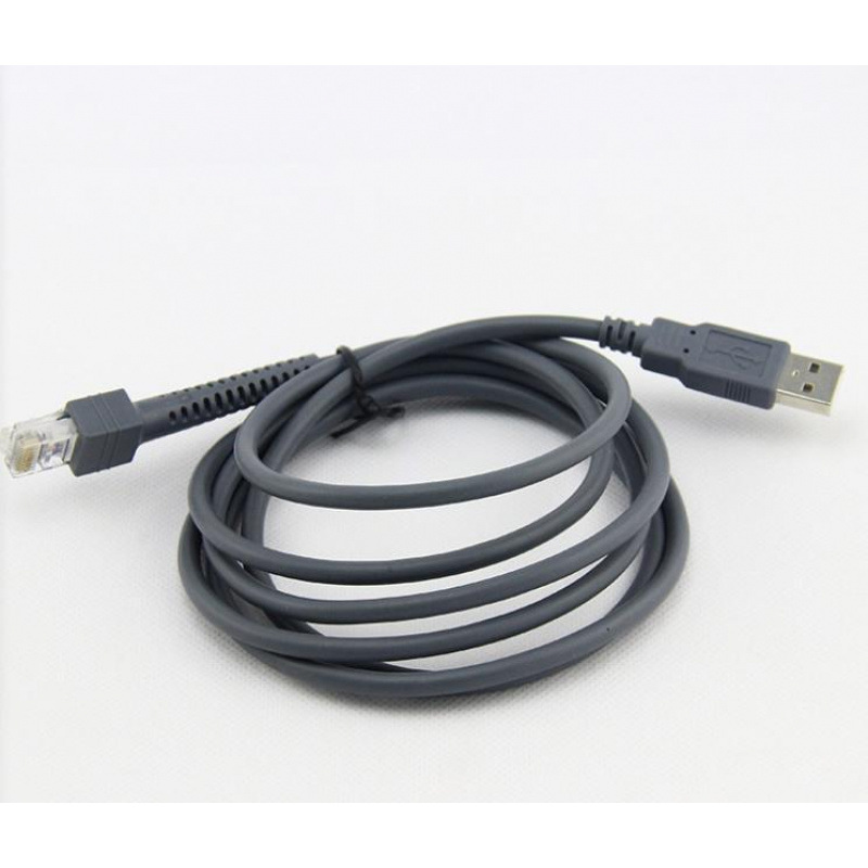 适用于摩托罗拉讯宝symbol LS2208 4208 条码扫描枪数据线USB 2米