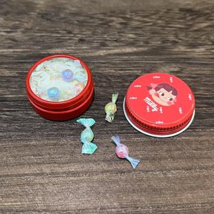 Miniature doll house mini no two candy cans food play paper crane candy play toy supermarket ornaments